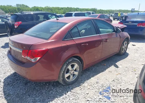 2012 Chevrolet Cruze Lt из США, поврежденный, VIN 1G1PE5SC4C7292115